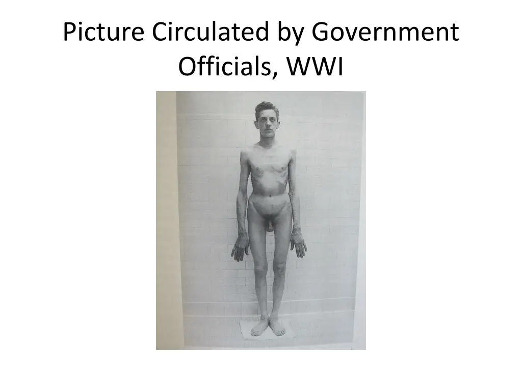 picture circulated by government officials wwi