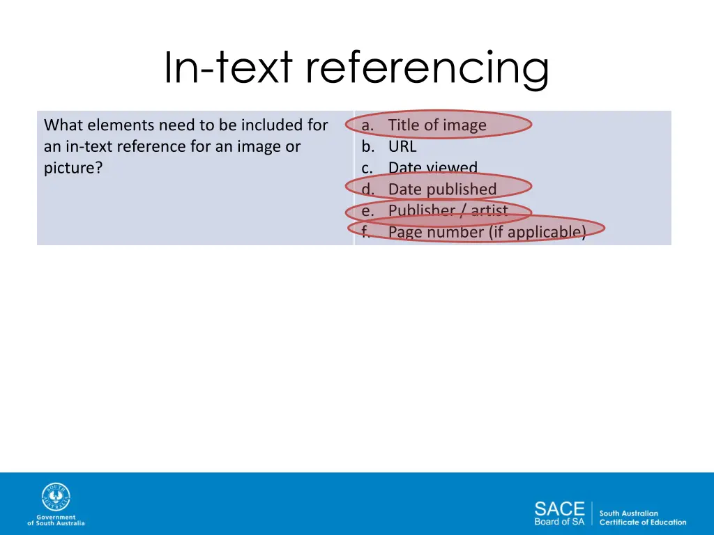 in text referencing 12