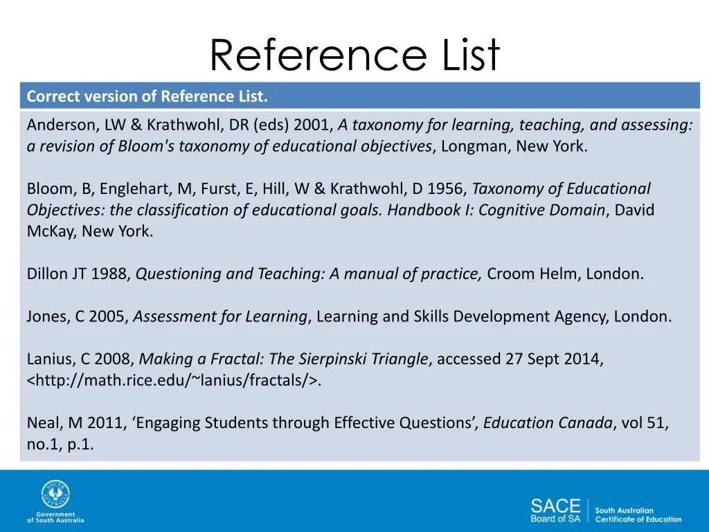 reference list 4