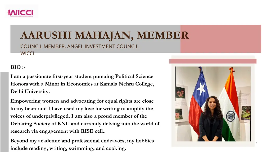 aarushi mahajan member council member angel