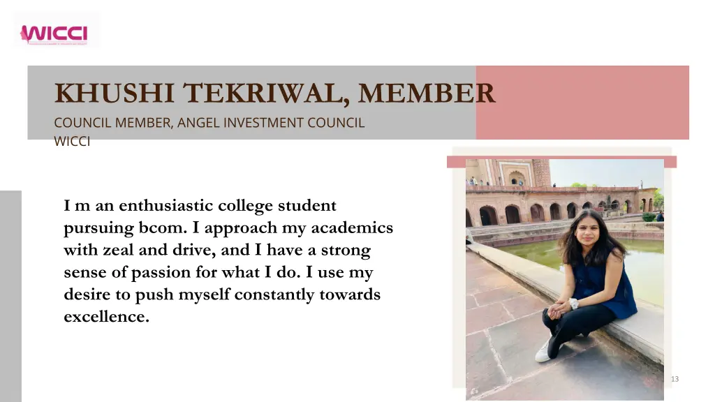 khushi tekriwal member council member angel