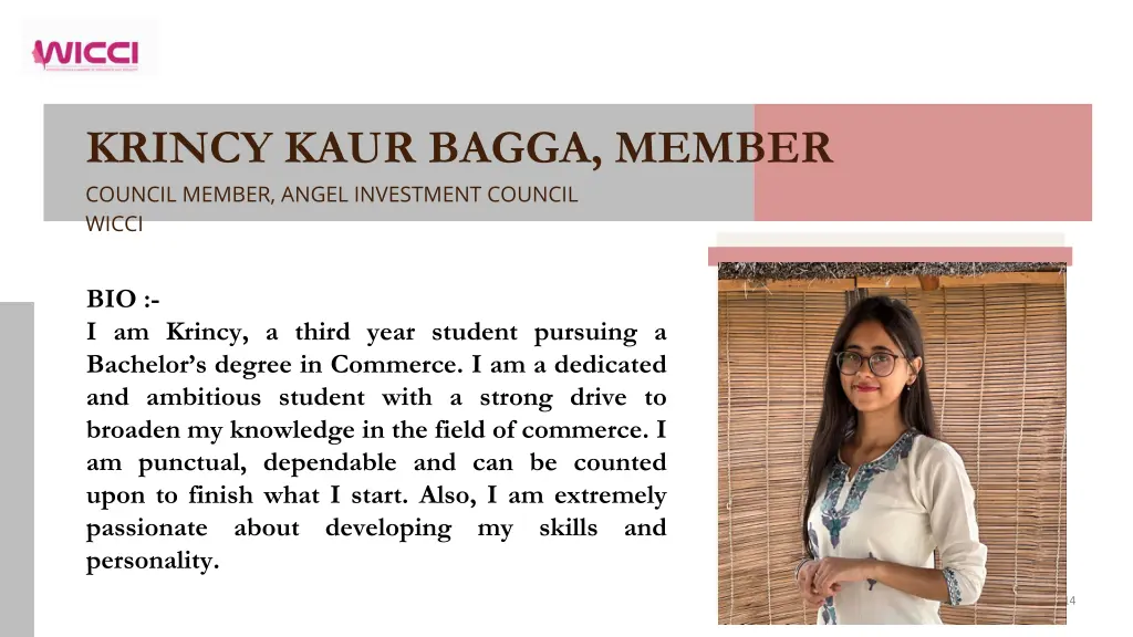 krincy kaur bagga member council member angel