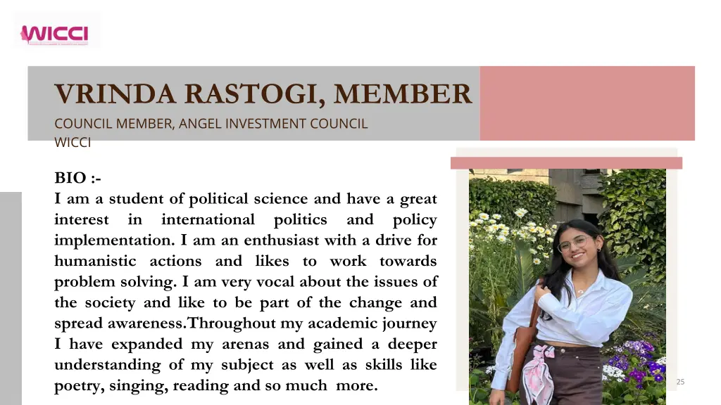 vrinda rastogi member council member angel