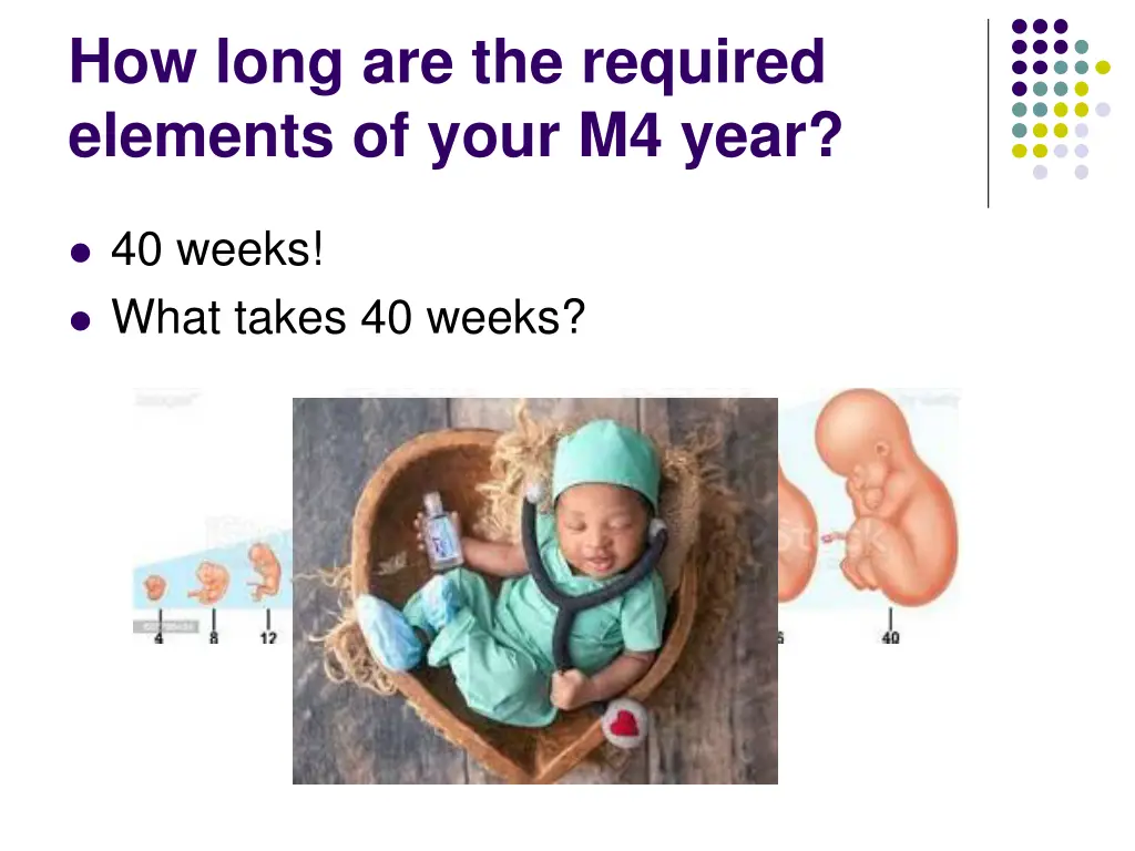 how long are the required elements of your m4 year