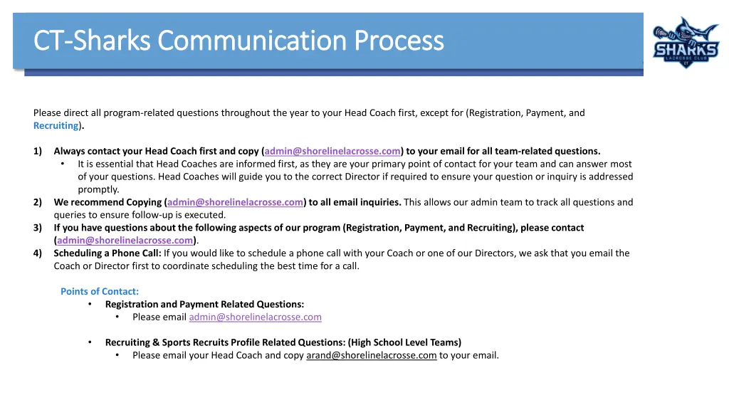 ct ct sharks communication process sharks