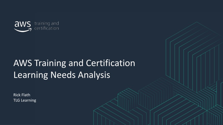 aws training and certification learning needs