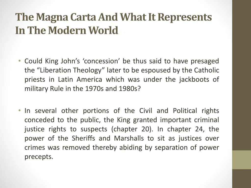 the magna carta and what it represents 2