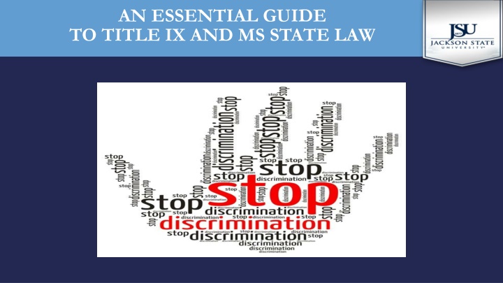 an essential guide to title ix and ms state law