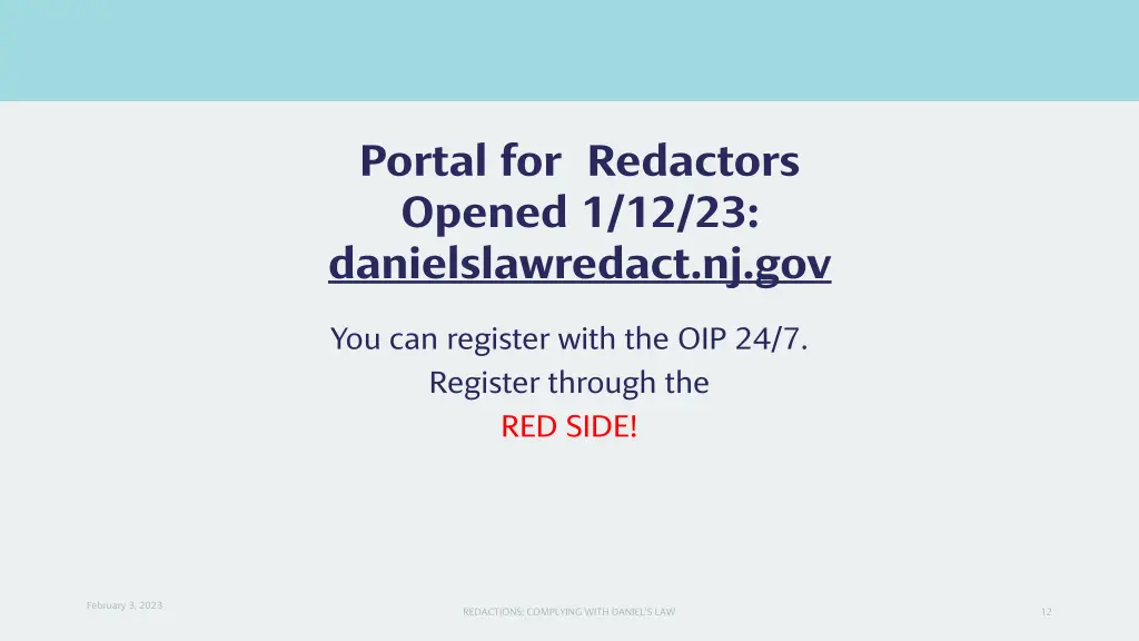 portal for redactors opened