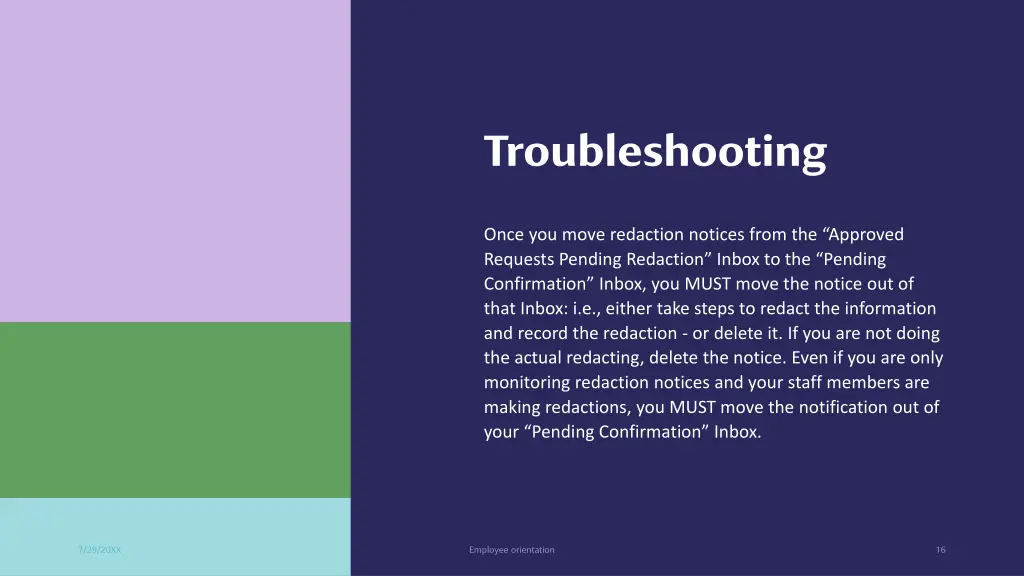 troubleshooting