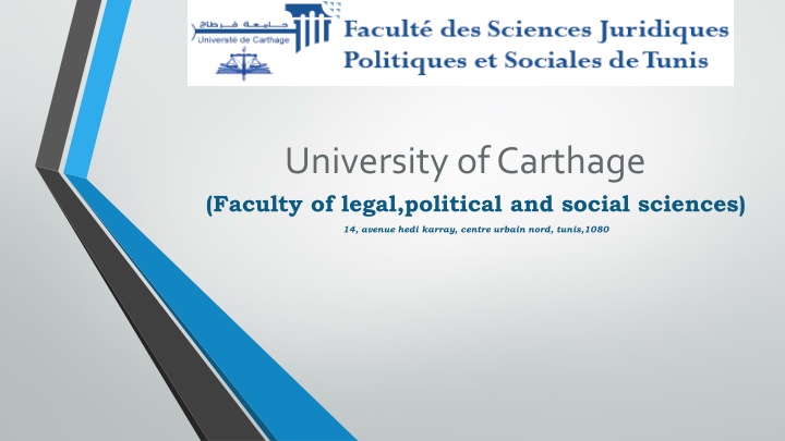 university of carthage faculty of legal political