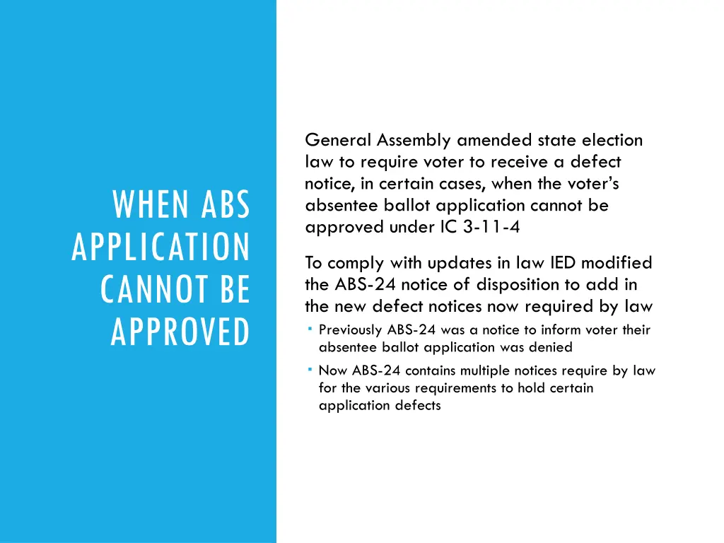 general assembly amended state election