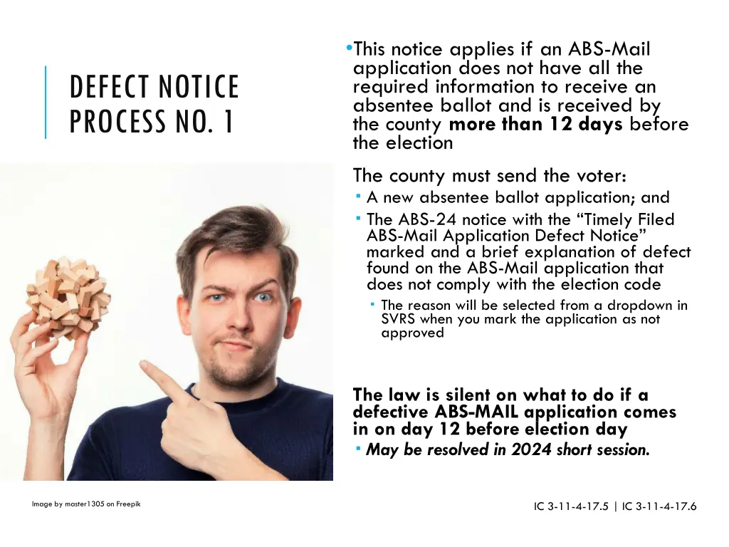 this notice applies if an abs mail application