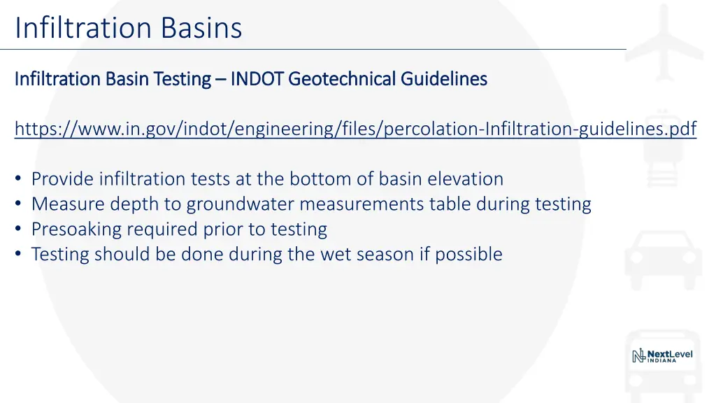 infiltration basins 1