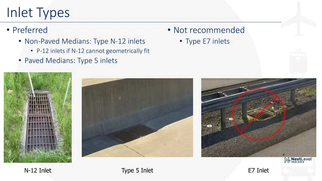 inlet types