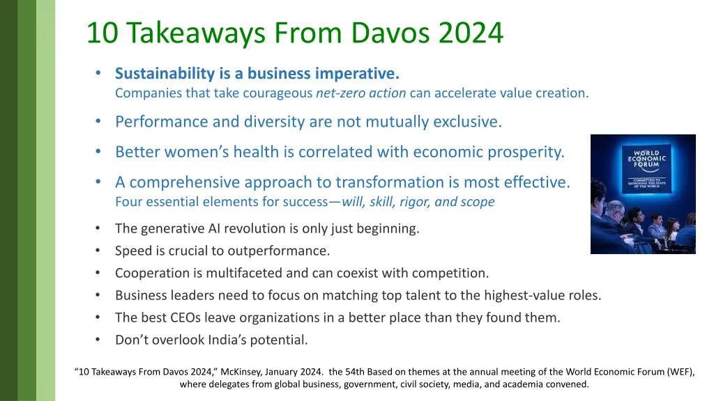 10 takeaways from davos 2024