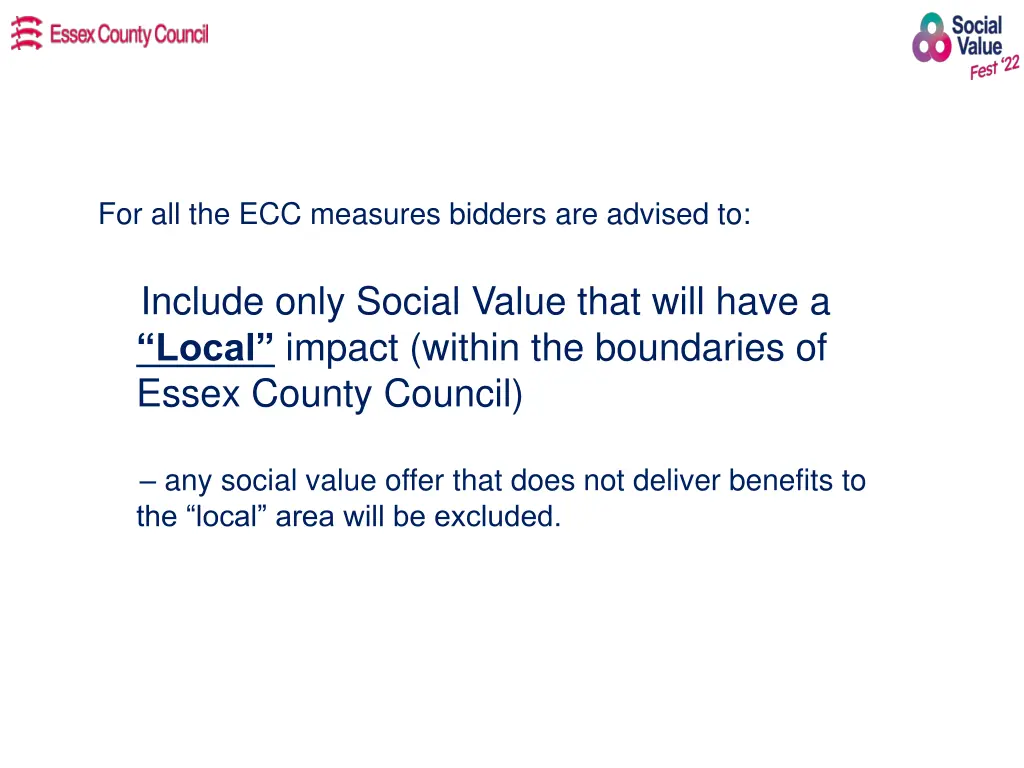for all the ecc measures bidders are advised to