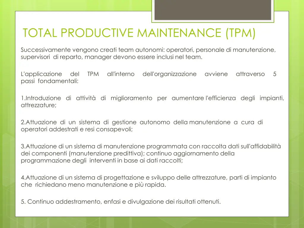 total productive maintenance tpm 1