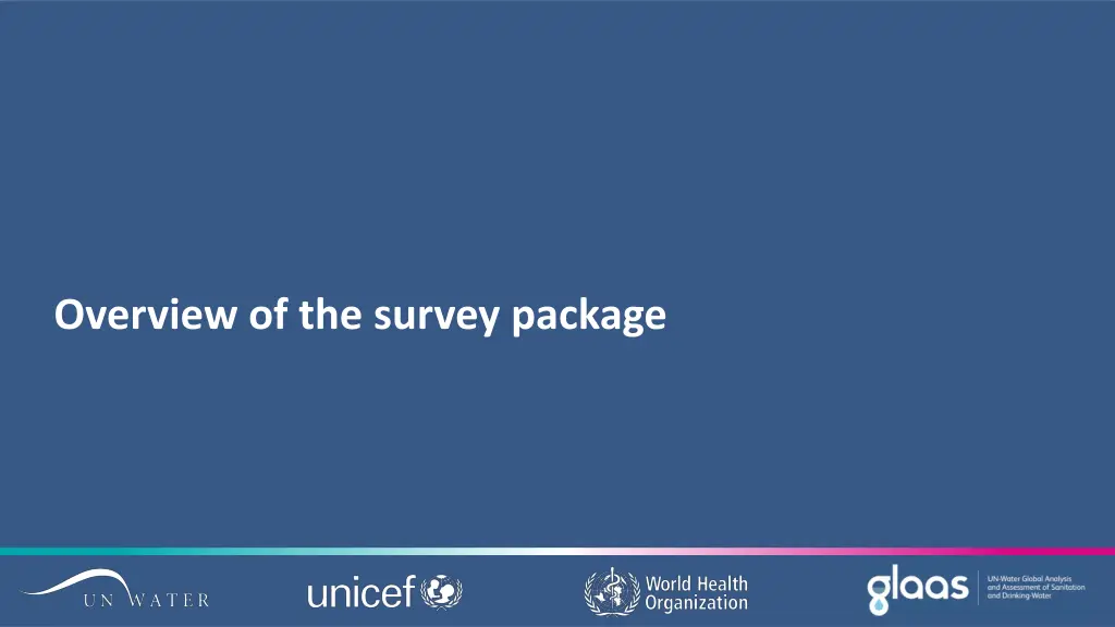 overview of the survey package