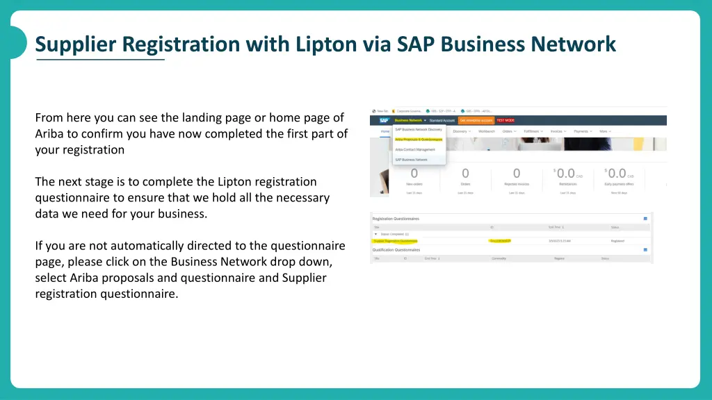 supplier registration with lipton 6