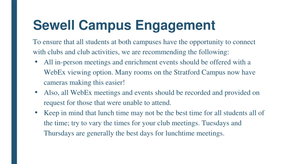 sewell campus engagement 1