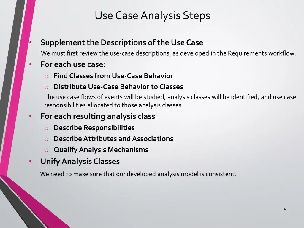 use case analysis steps