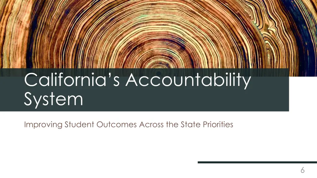 california s accountability system