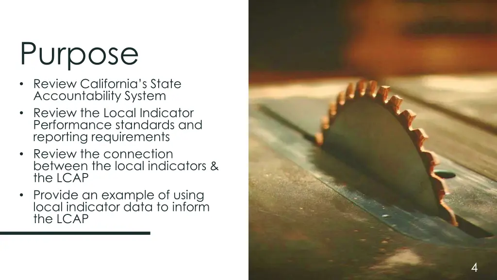 purpose review california s state accountability