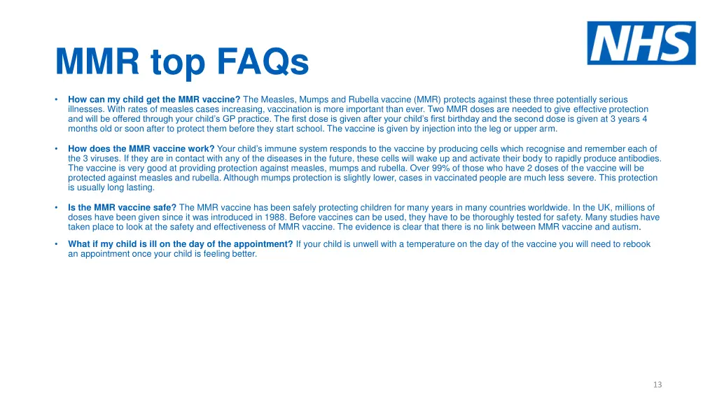 mmr top faqs 1