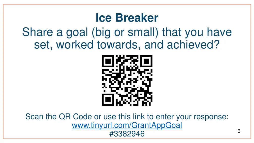 ice breaker