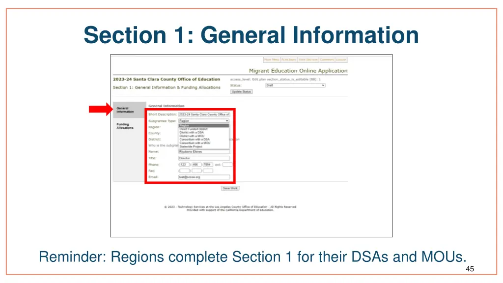 section 1 general information