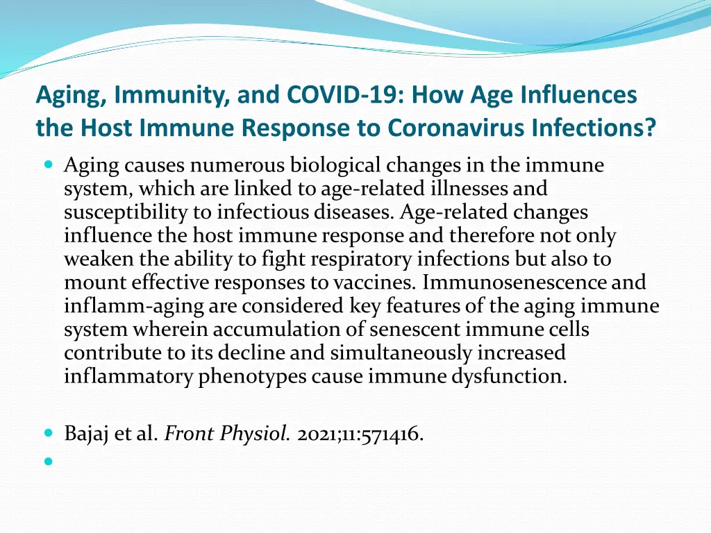 aging immunity and covid 19 how age influences