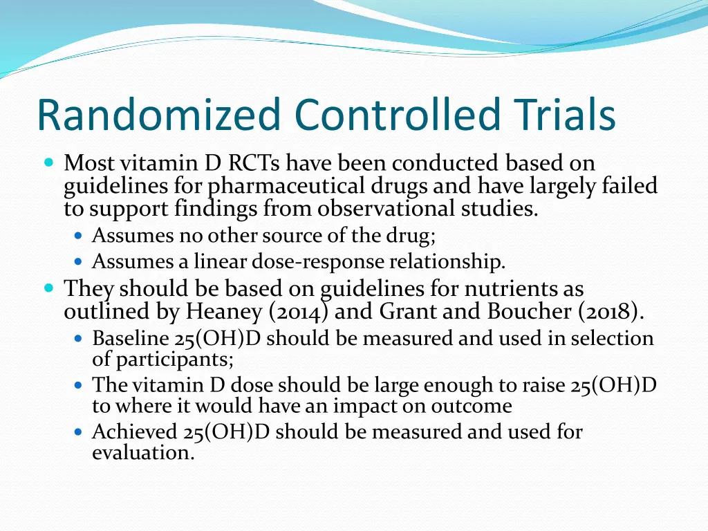 randomized controlled trials most vitamin d rcts