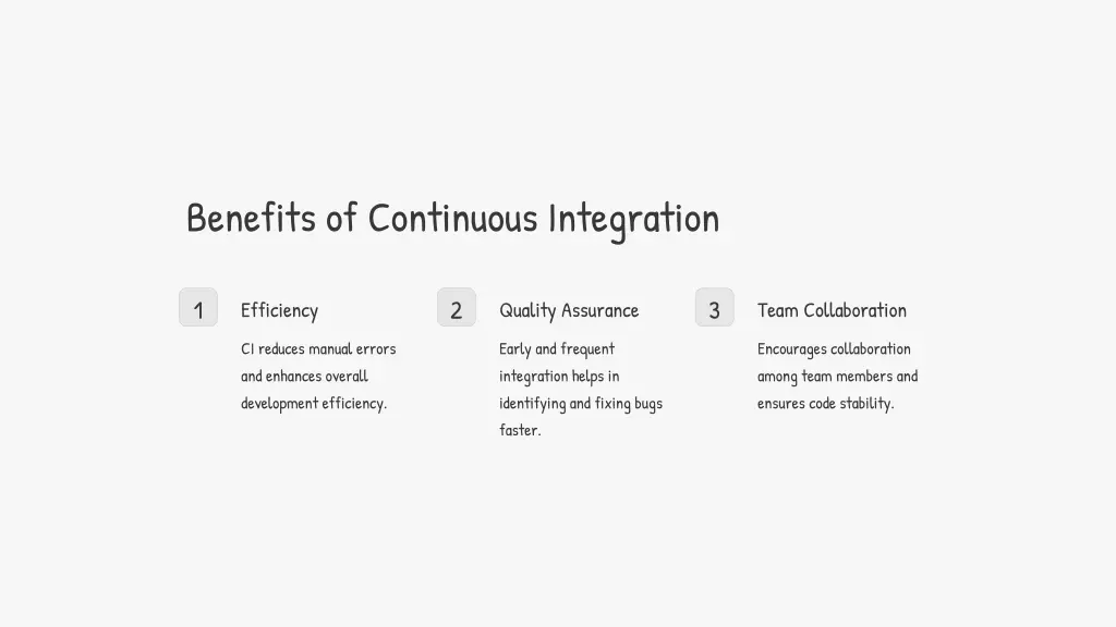 benefits of continuous integration