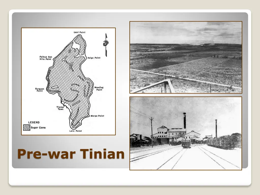 pre war tinian