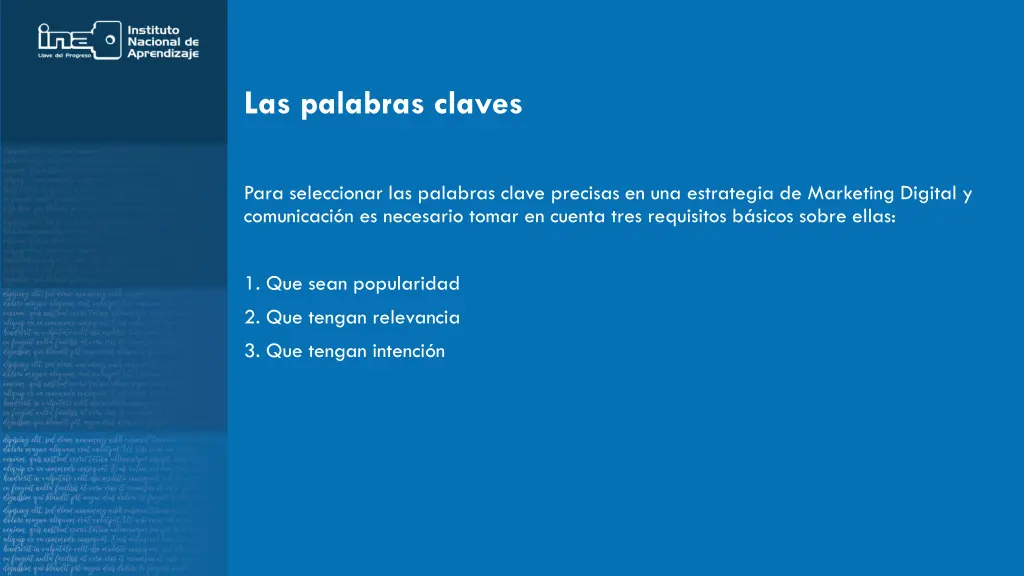 las palabras claves 5