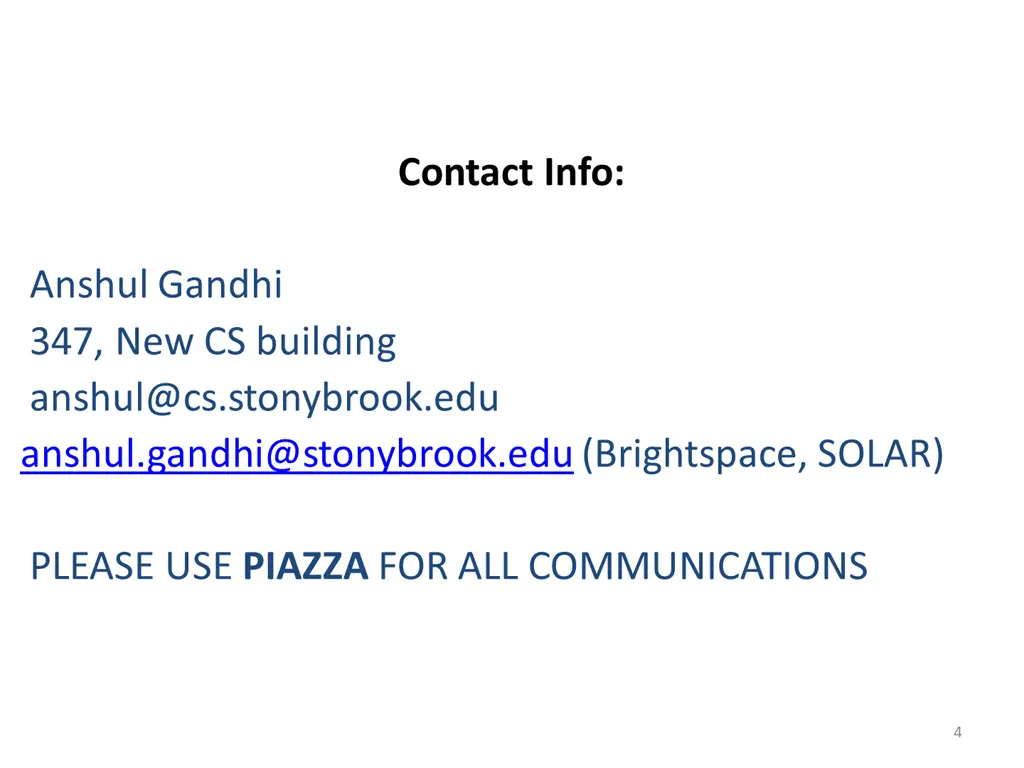 contact info