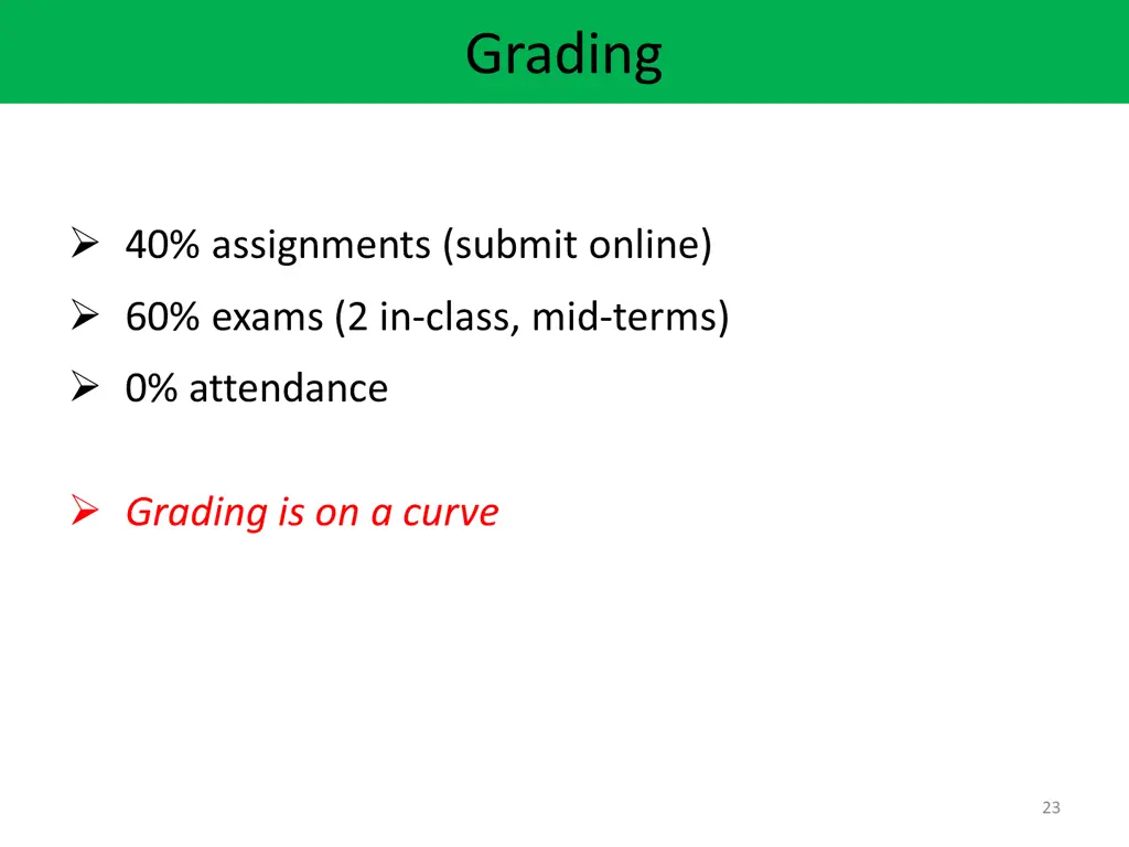 grading