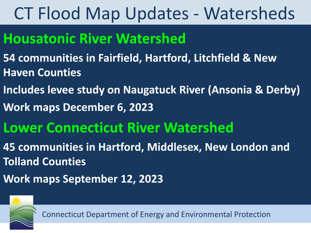 ct flood map updates watersheds housatonic river