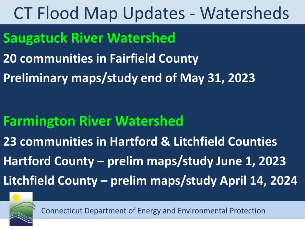 ct flood map updates watersheds saugatuck river