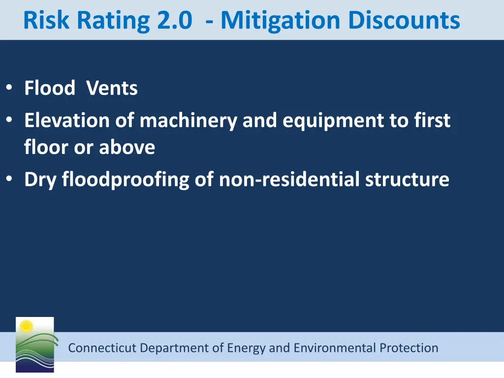 risk rating 2 0 mitigation discounts