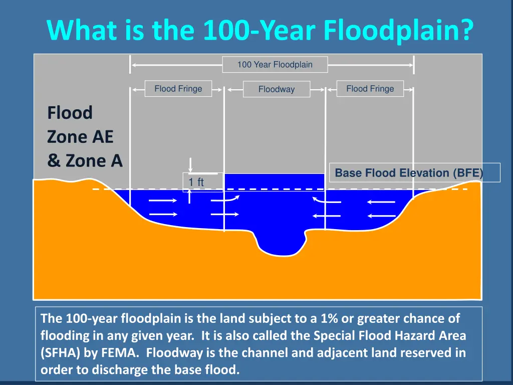 what is the 100 year floodplain