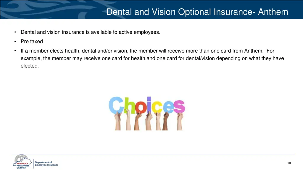 dental and vision optional insurance anthem