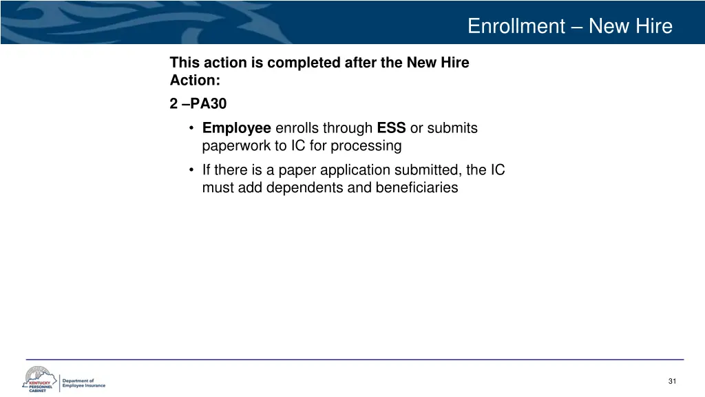 enrollment new hire 1