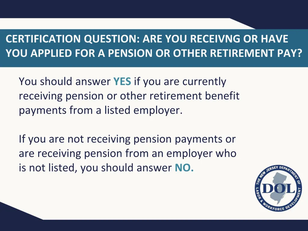 certification question are you receivng or have