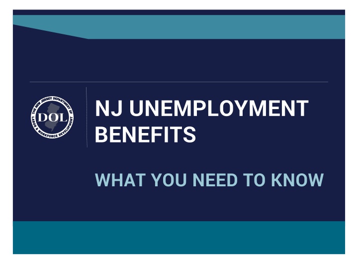 nj unemployment benefits