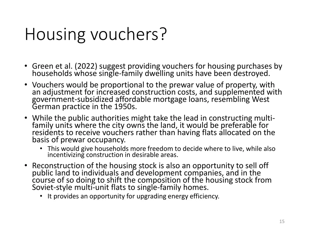 housing vouchers