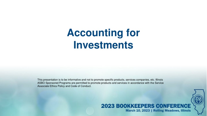 accounting for investments