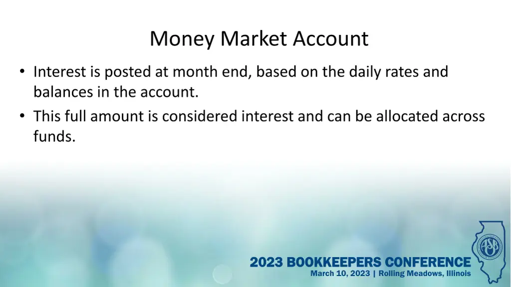 money market account