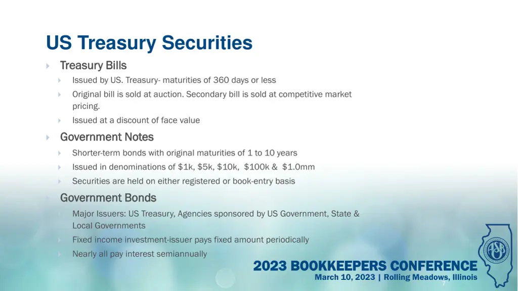 us treasury securities treasury bills issued